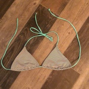 Victorias Secret stripe swim top